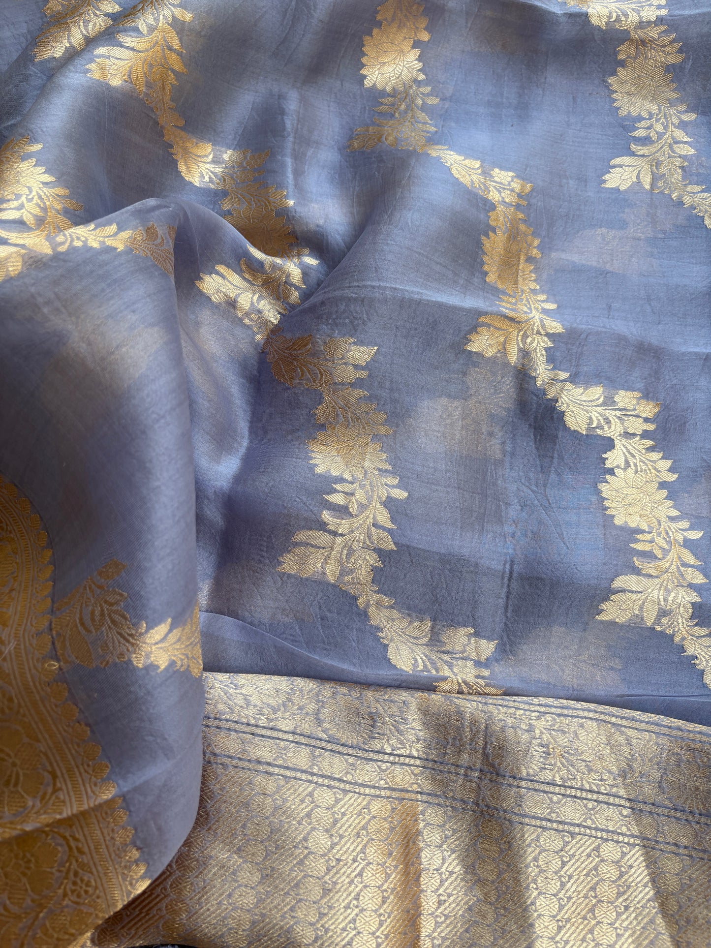 Raw silk kadhwa kurta, bottom , kora kadhwa dupatta