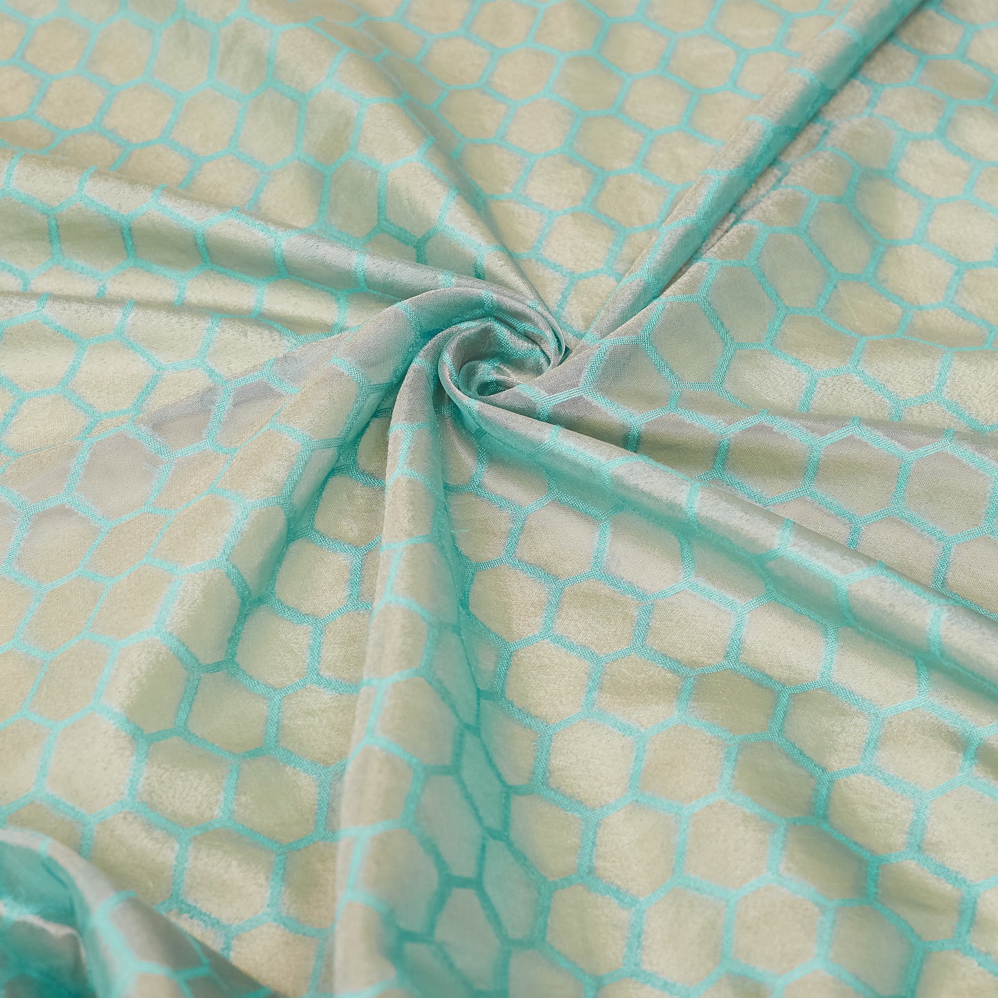 Blue cotton tissue 3 piece suit