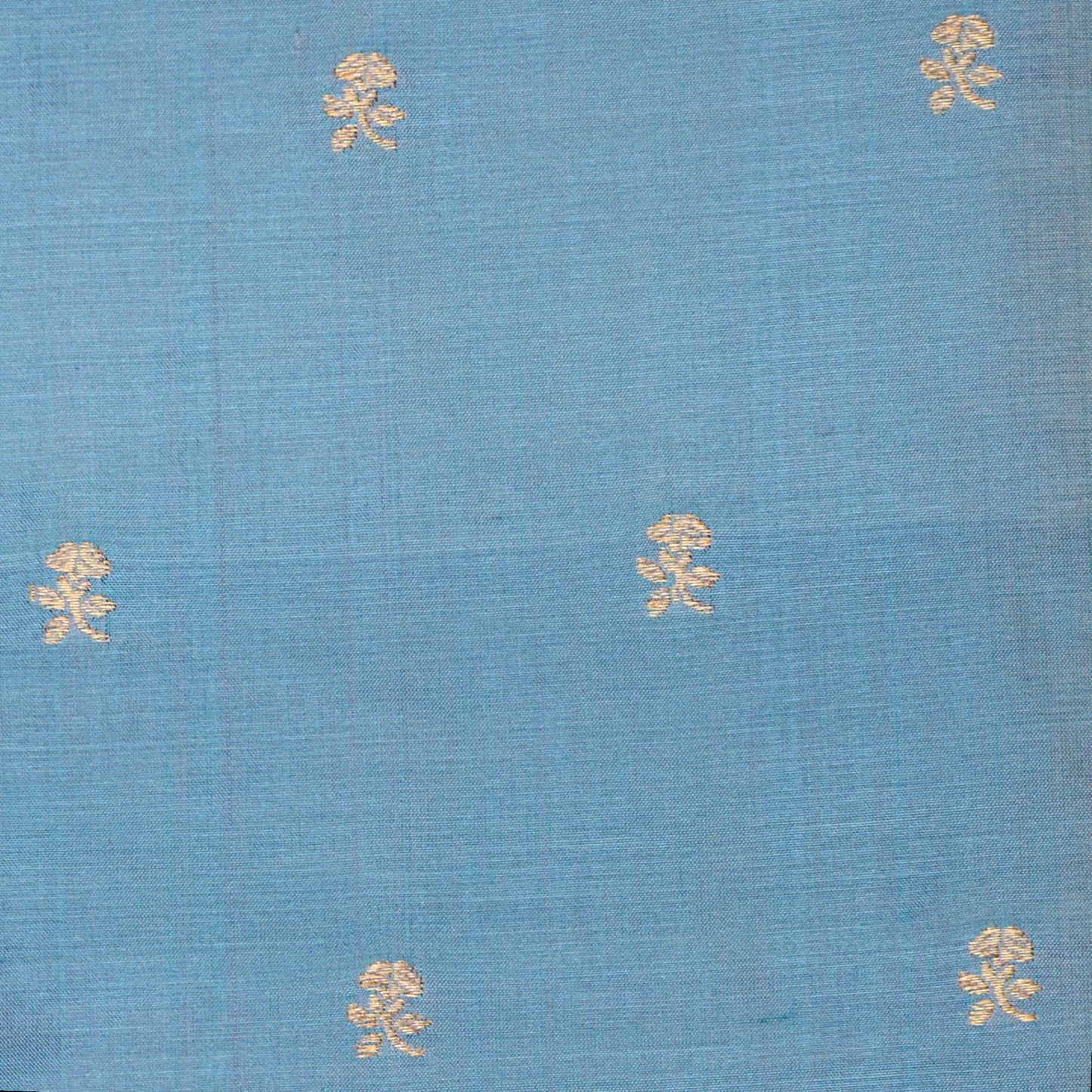Blue katan silk fabric