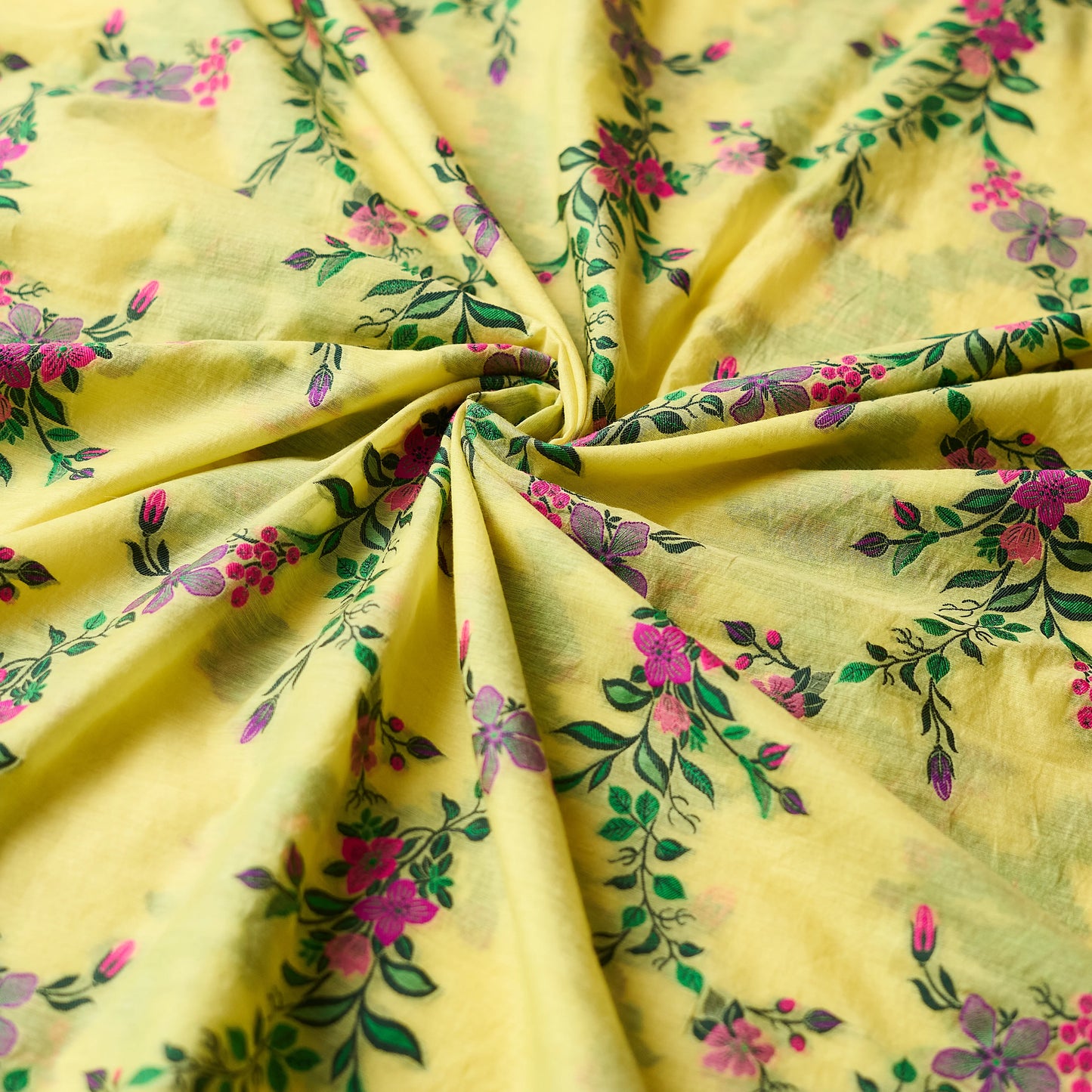 Yellow Butterfly design Garden theme suit set
