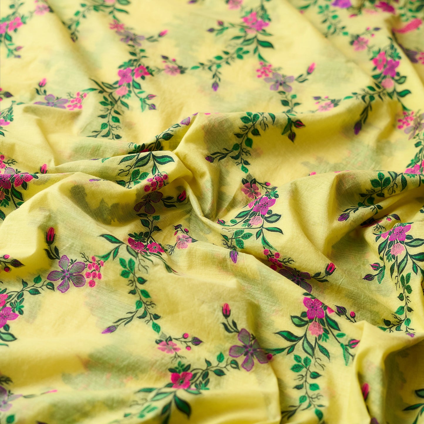 Yellow Butterfly design Garden theme suit set