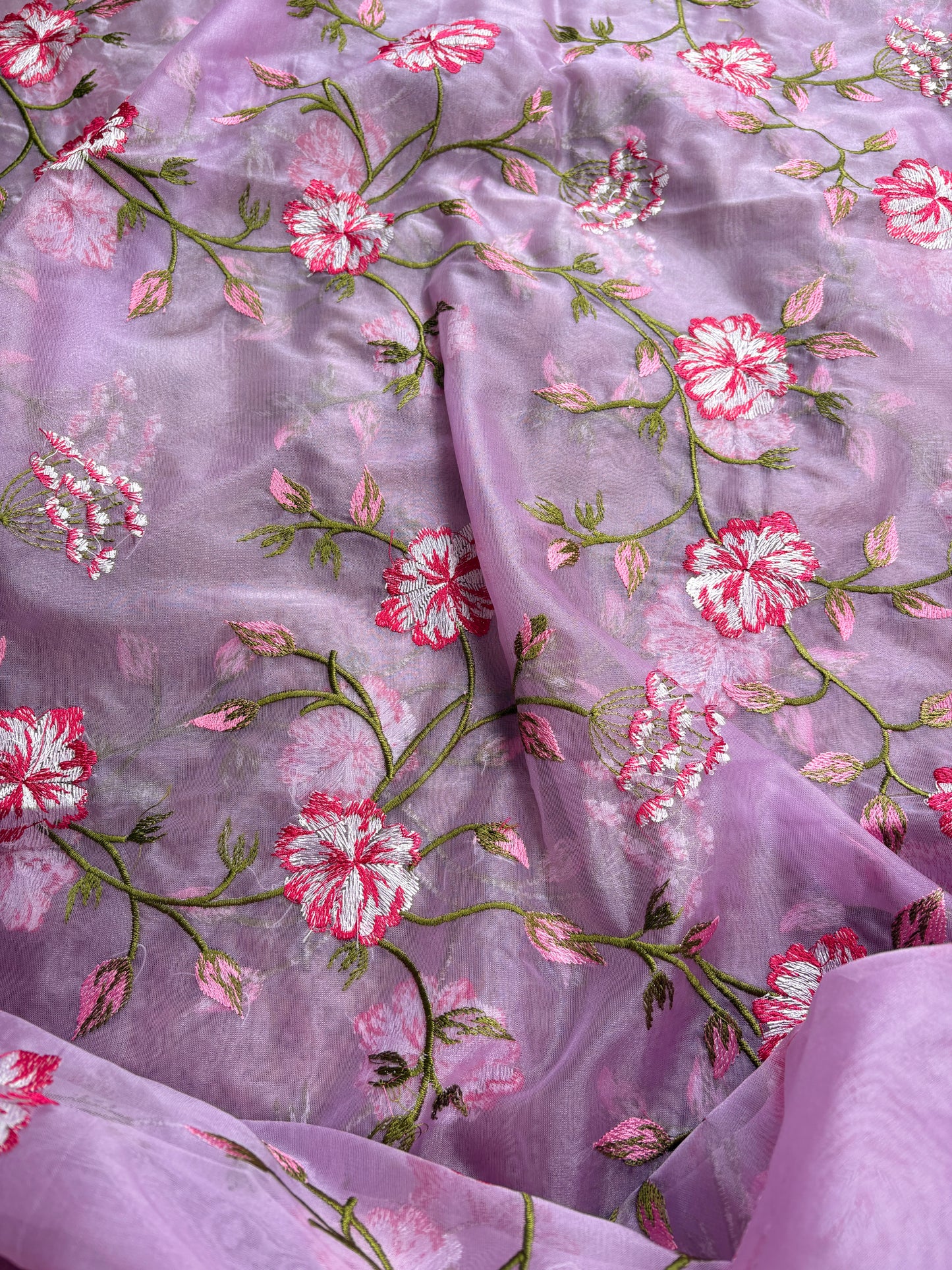 Lavender premium Banarasi silk suit set