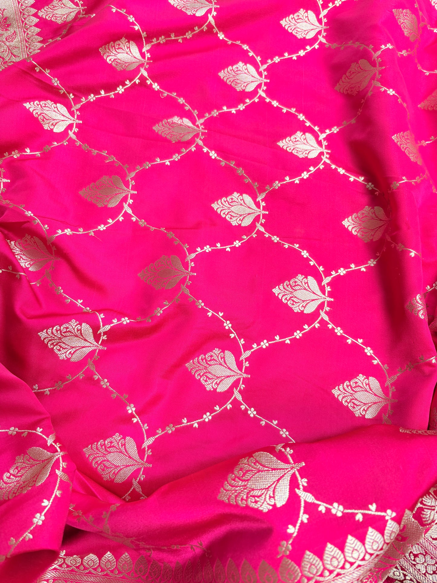Pink mashru silk 3 piece suit set