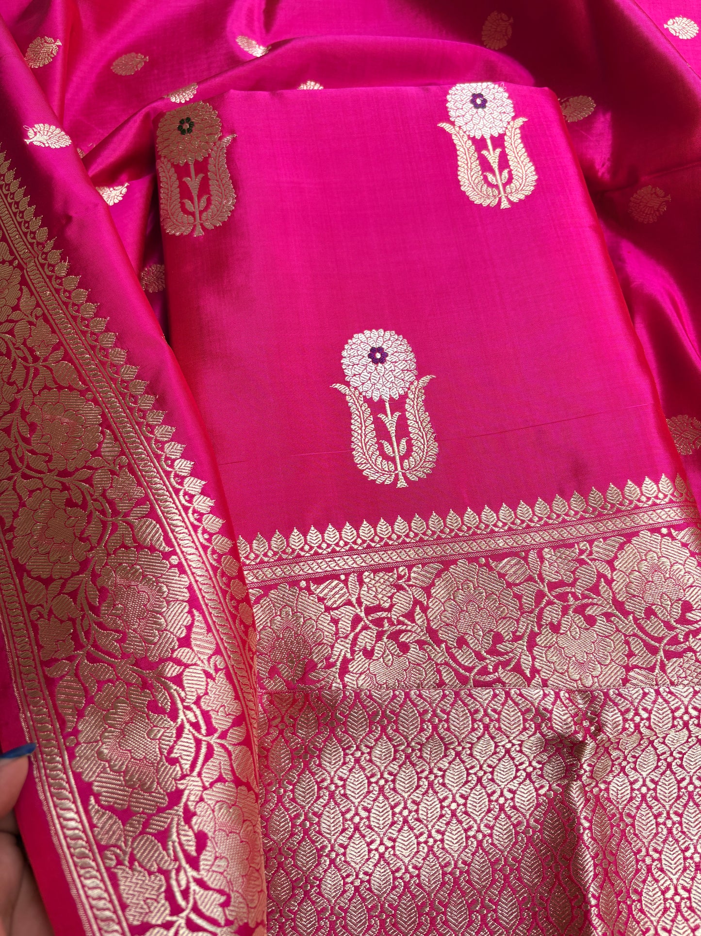Katan by Katan silk kadhwa silk 3 piece suit set
