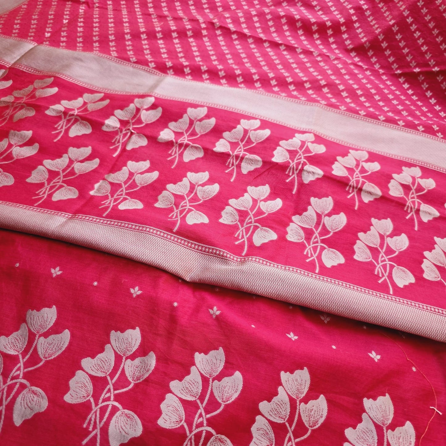 Premium cotton full woven 3 pieces suit.
