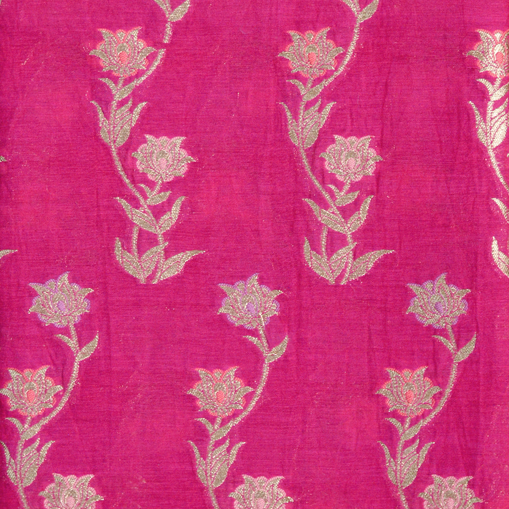 Pink cotton handwoven suit set