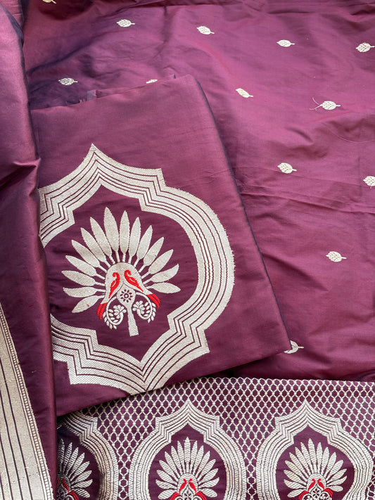 Wine katan by katan kadhwa silk