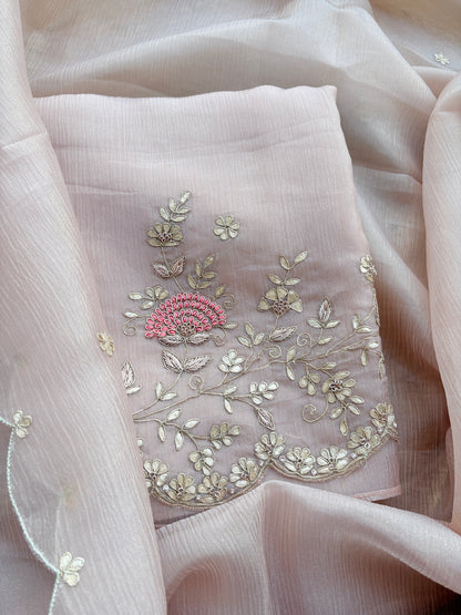 Pink crush tissue pitt work suit set