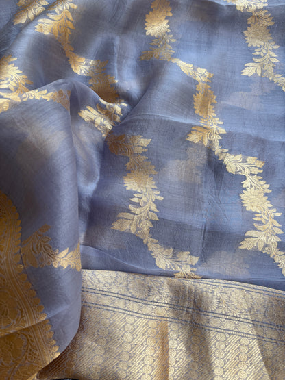 Raw silk kadhwa kurta, bottom , kora kadhwa dupatta