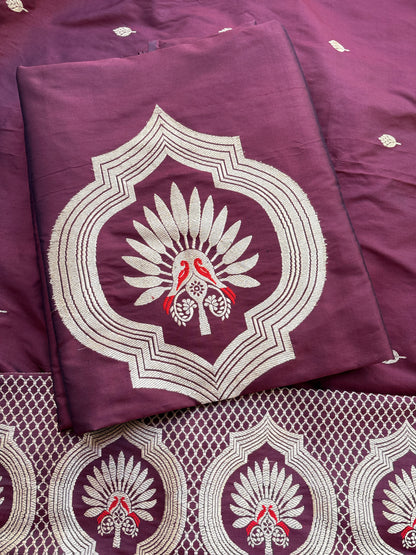 Wine katan by katan kadhwa silk