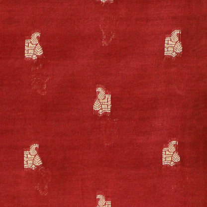 Maroon Chanderi Silk kurta set