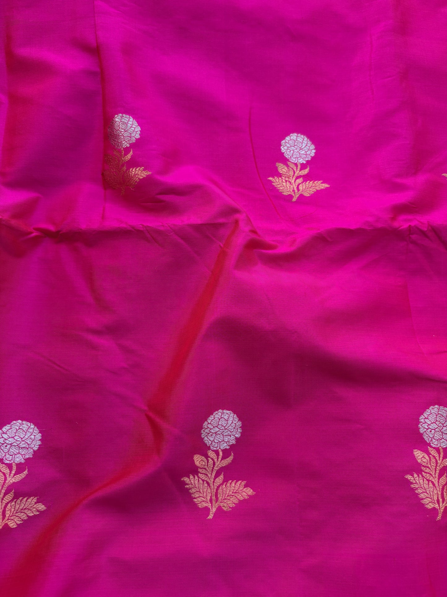 Pink katan silk fabric