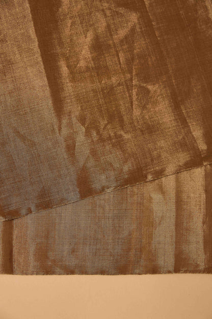 Golden tissue handloom Saree