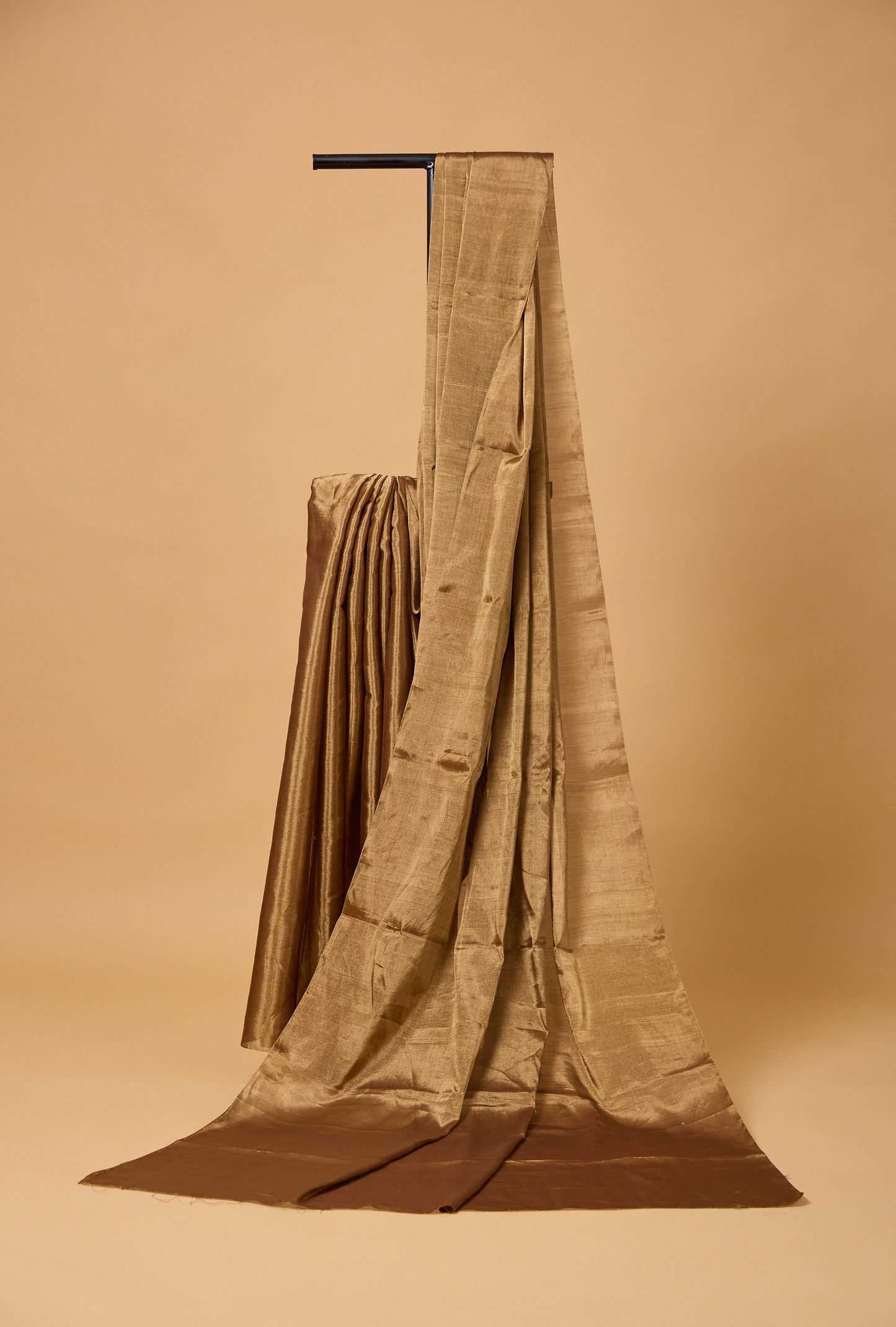 Golden tissue handloom Saree