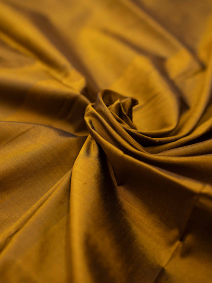 Gold katan by katan silk suit set