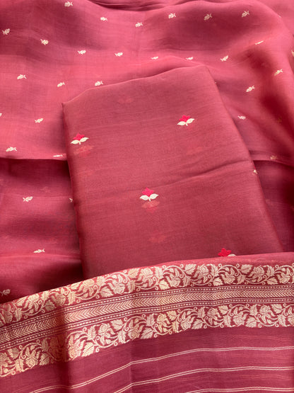 Rust brown kora Kadhwa suit set