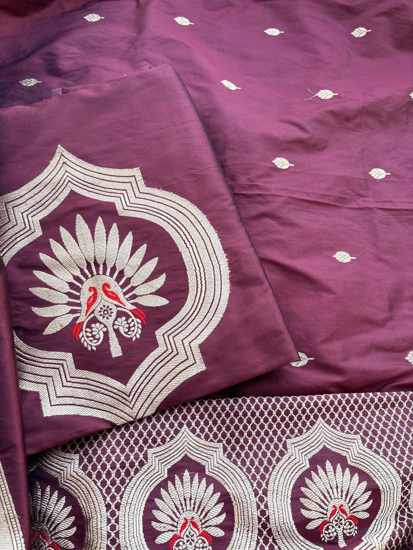 Wine katan by katan kadhwa silk