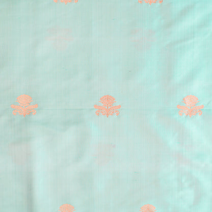 Turquoise Katan silk fabric
