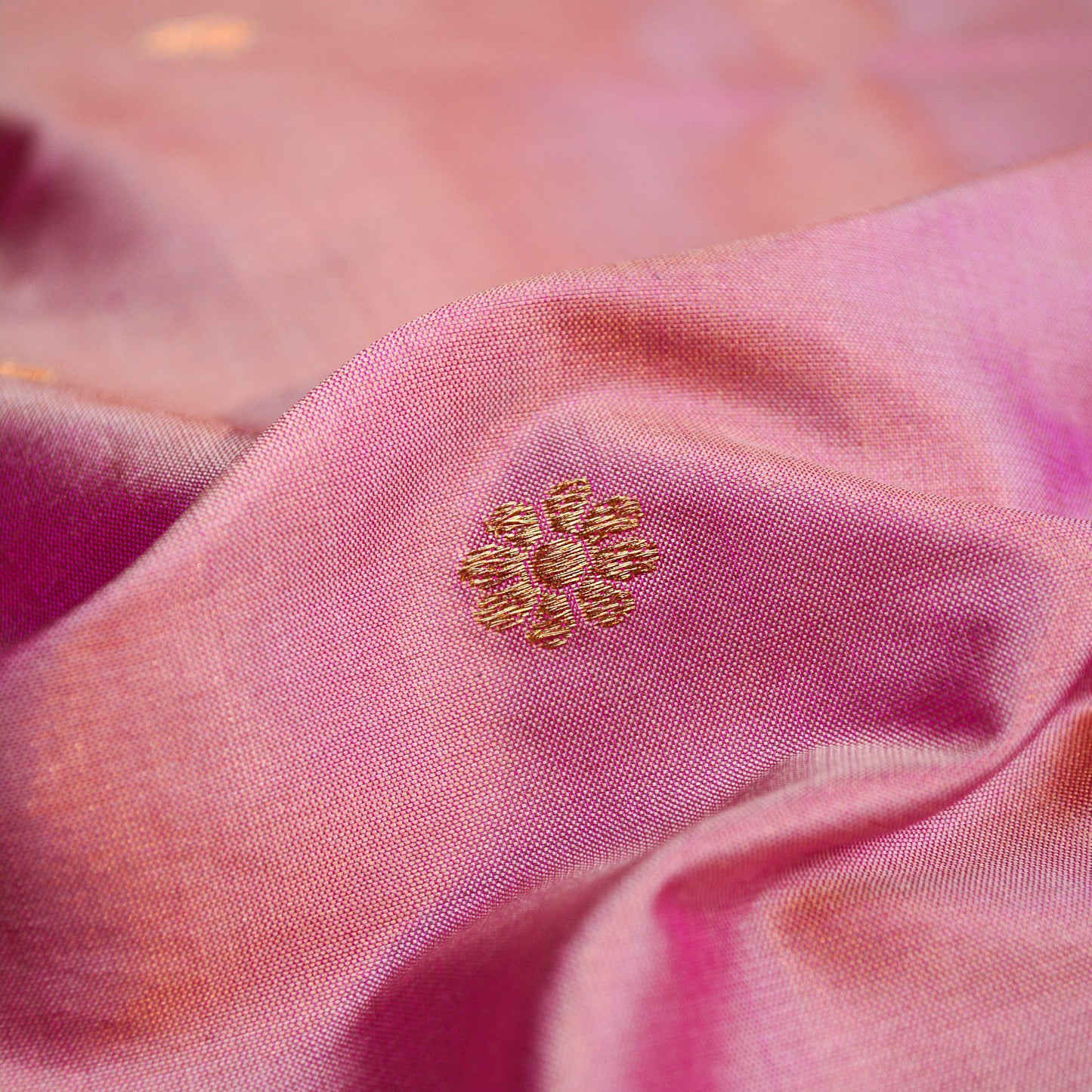 Pink katan silk fabric
