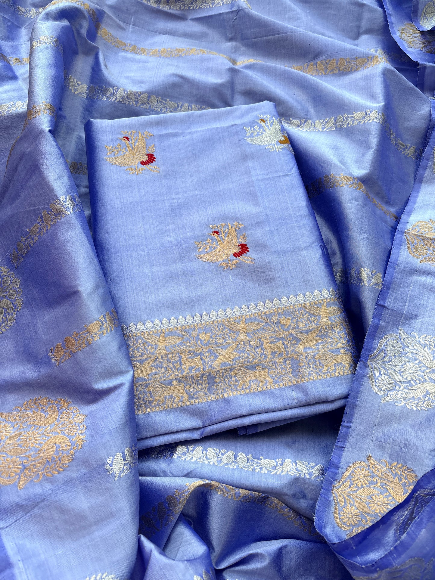 Lavender blue katan by katan suit set