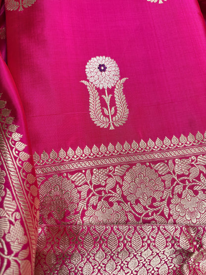 Katan by Katan silk kadhwa silk 3 piece suit set