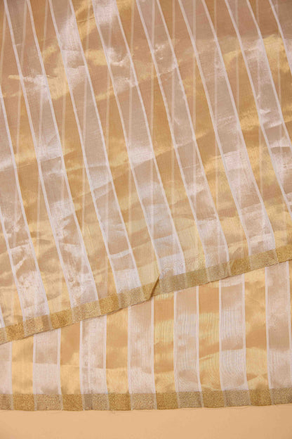 White Kora Tissue Saree