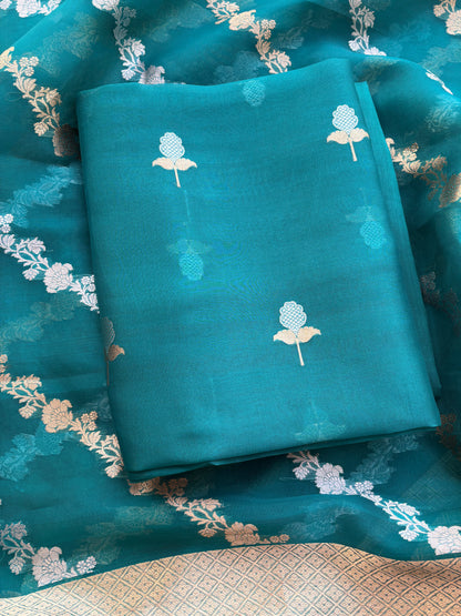 Kora silk sona rupa kadhwa suit set