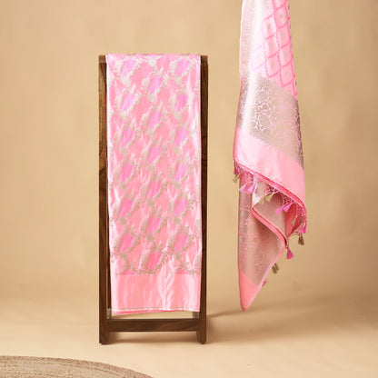 Pink Rangkat Mashru silk suit
