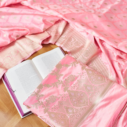 Pink Rangkat Mashru silk suit