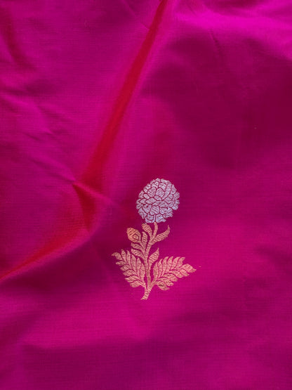 Pink katan silk fabric