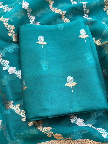 Kora silk sona rupa kadhwa suit set