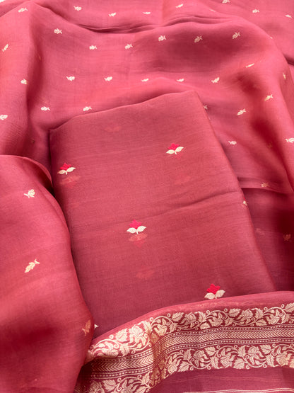 Rust brown kora Kadhwa suit set