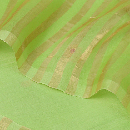 Green handloom silk suit set