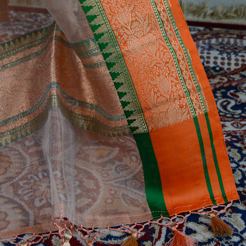 Pure kora tissue dupatta