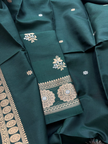 Green Katan by Katan  kadhwa suit set
