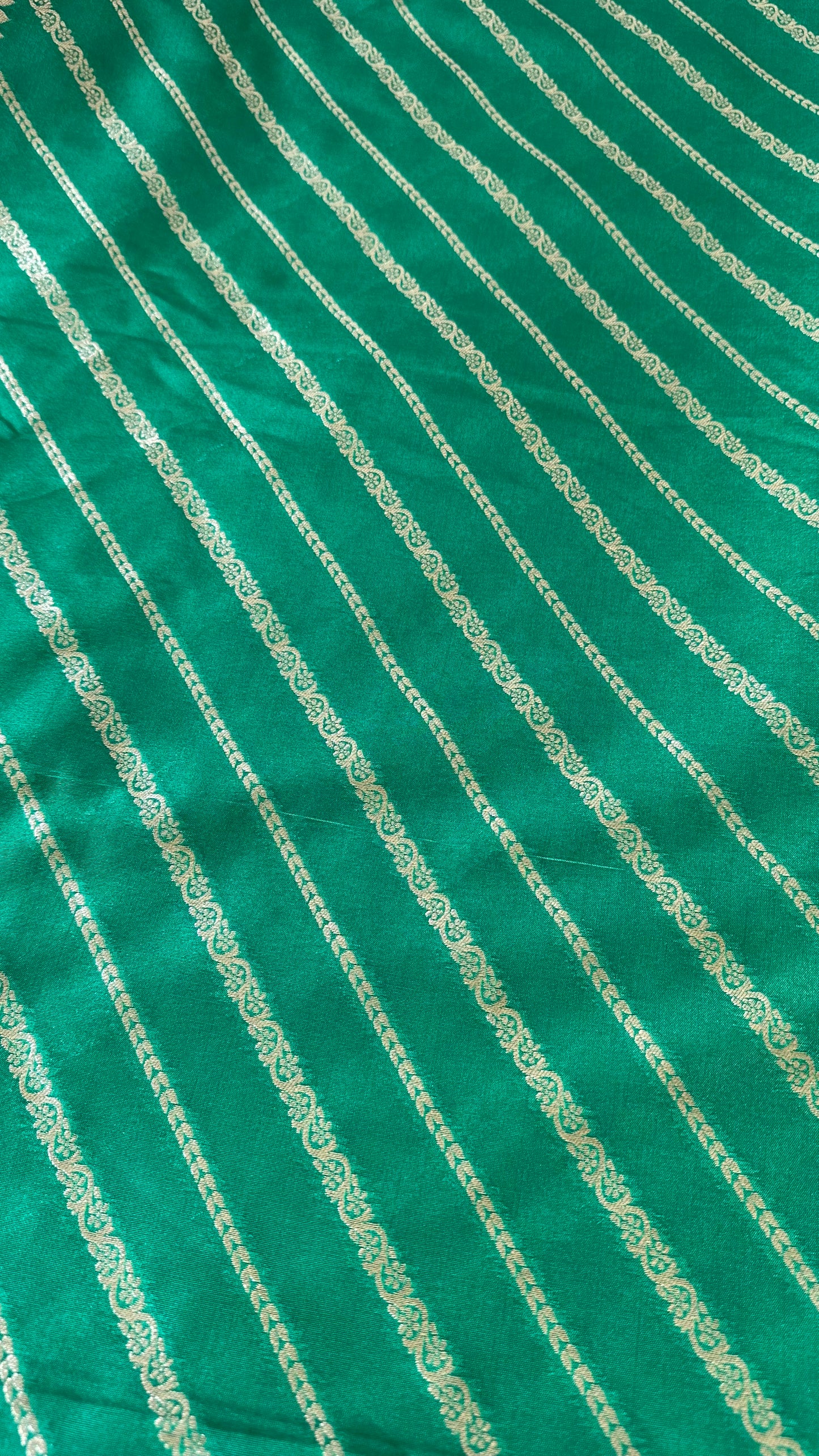 Green premium Banarasi silk dupatta