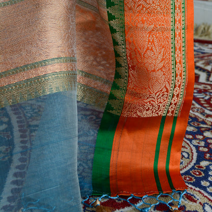 Pure kora tissue dupatta