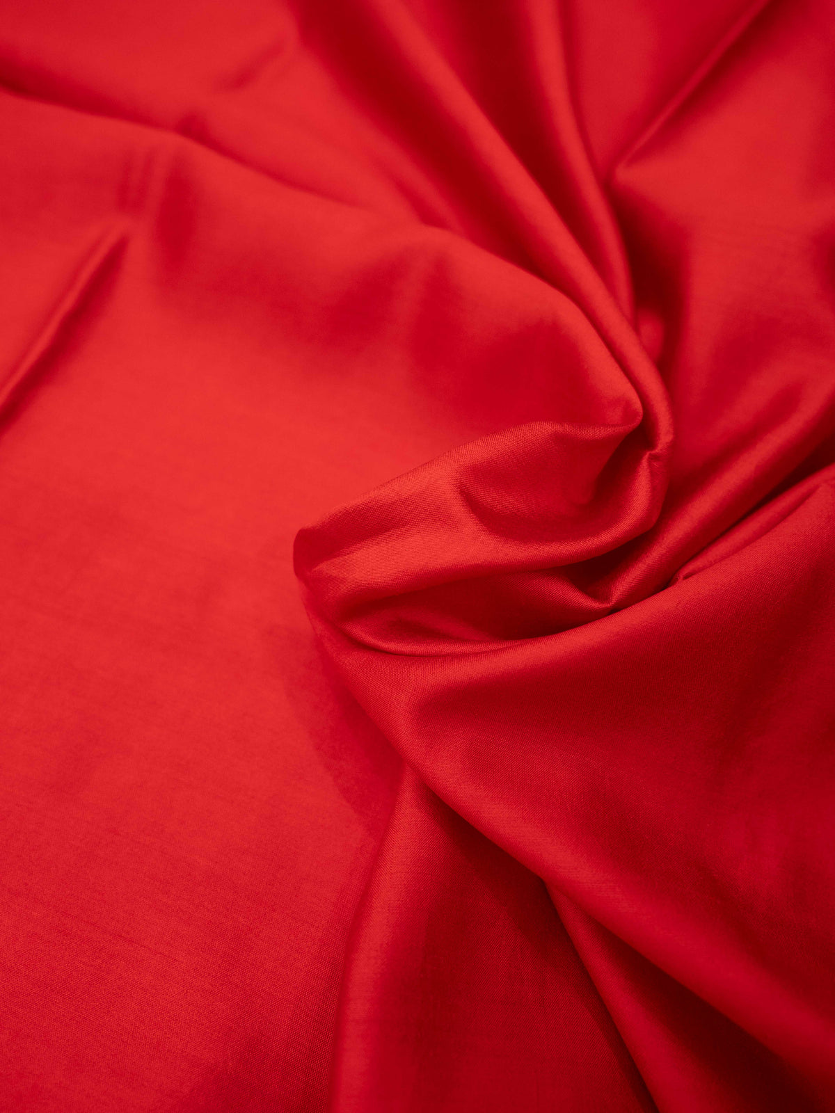 Red Kora silk kadhwa suit set