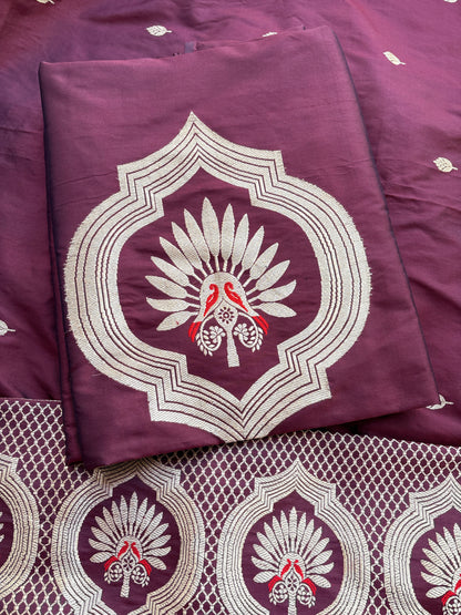 Wine katan by katan kadhwa silk