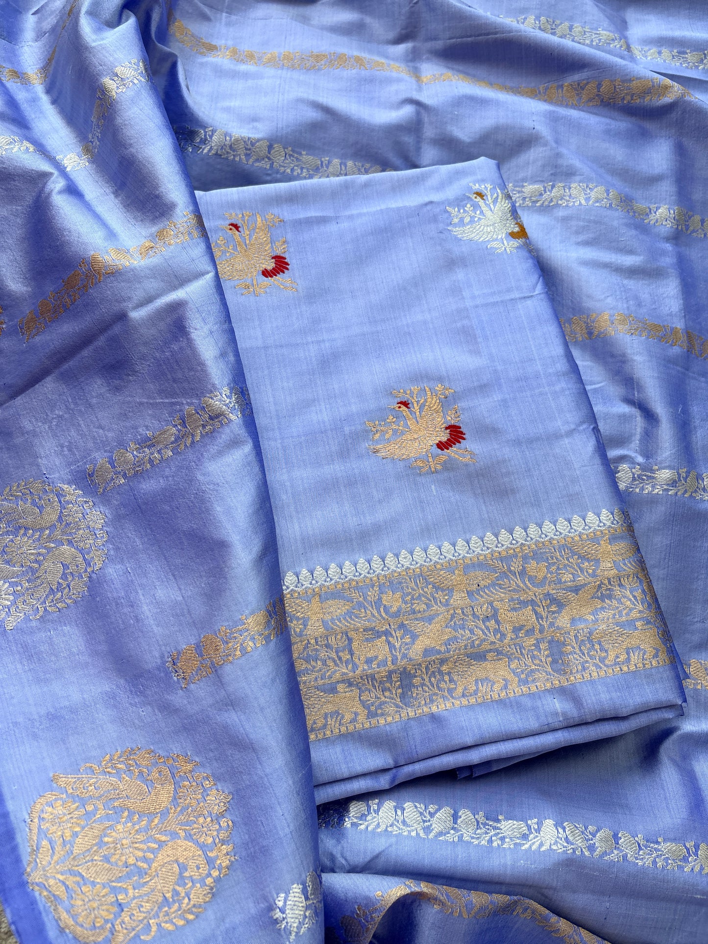 Lavender blue katan by katan suit set
