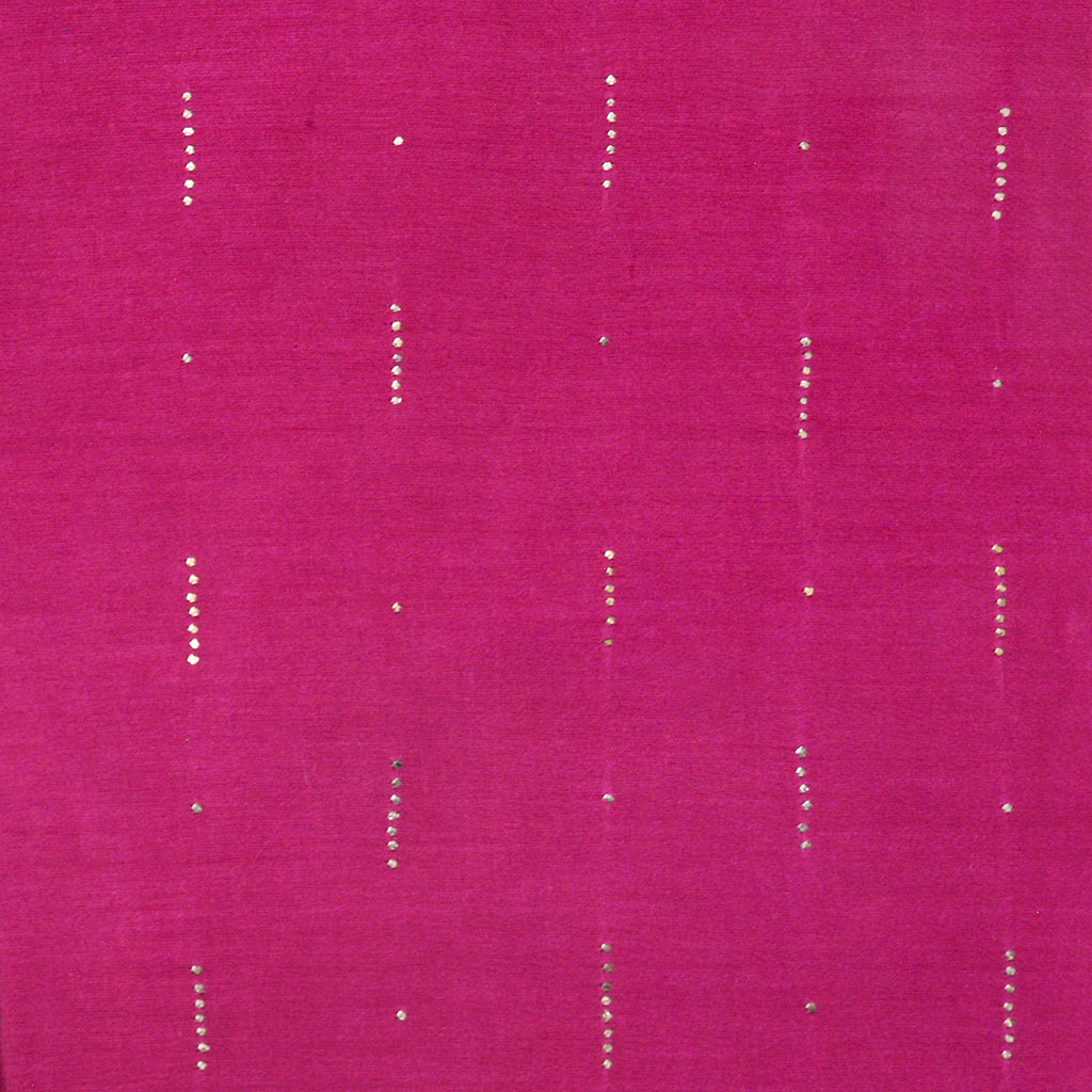 Pink Swarovski work Chanderi silk suit set