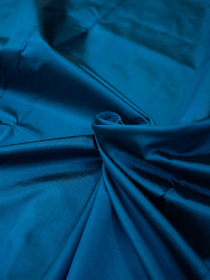 Blue katan by katan silk suit set