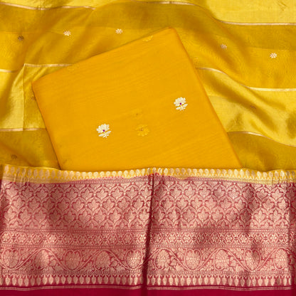 Mustard red shaded suit set