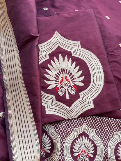 Wine katan by katan kadhwa silk