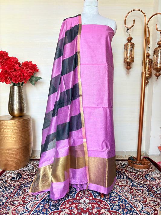 Pink premium cotton suit set