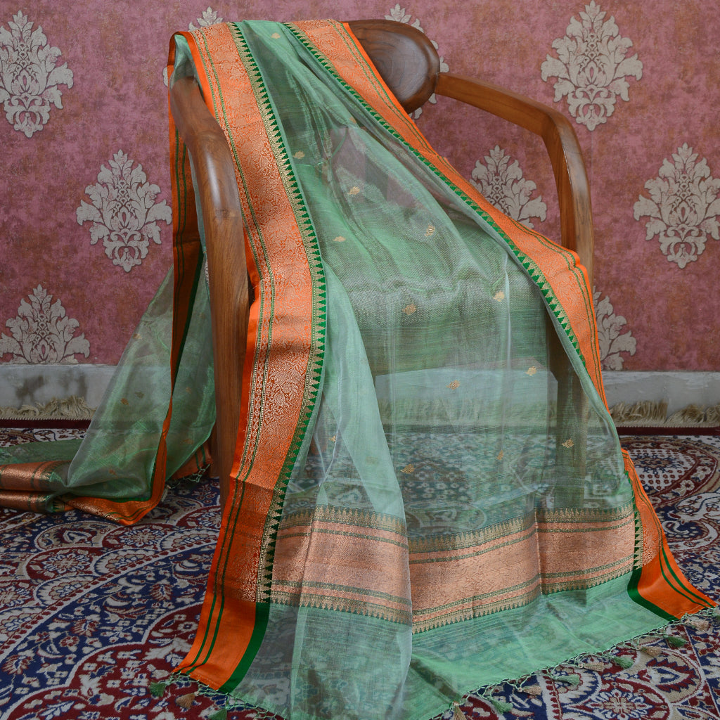 Pure kora tissue dupatta