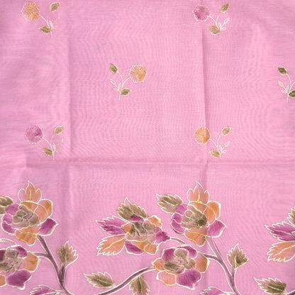 Pink linen cotton suit set