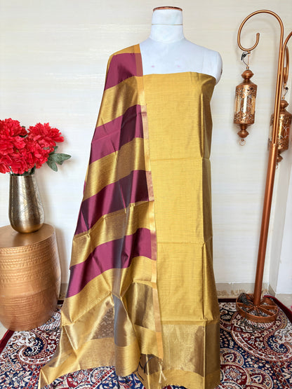 Yellow Premium cotton suit set