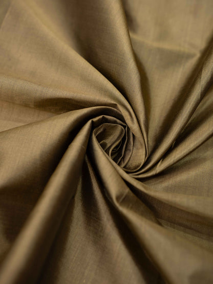 Brown beige Katan silk suit set