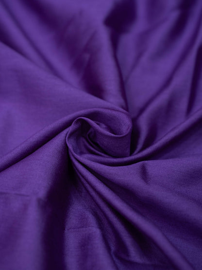 Purple brocade dupion silk suit set